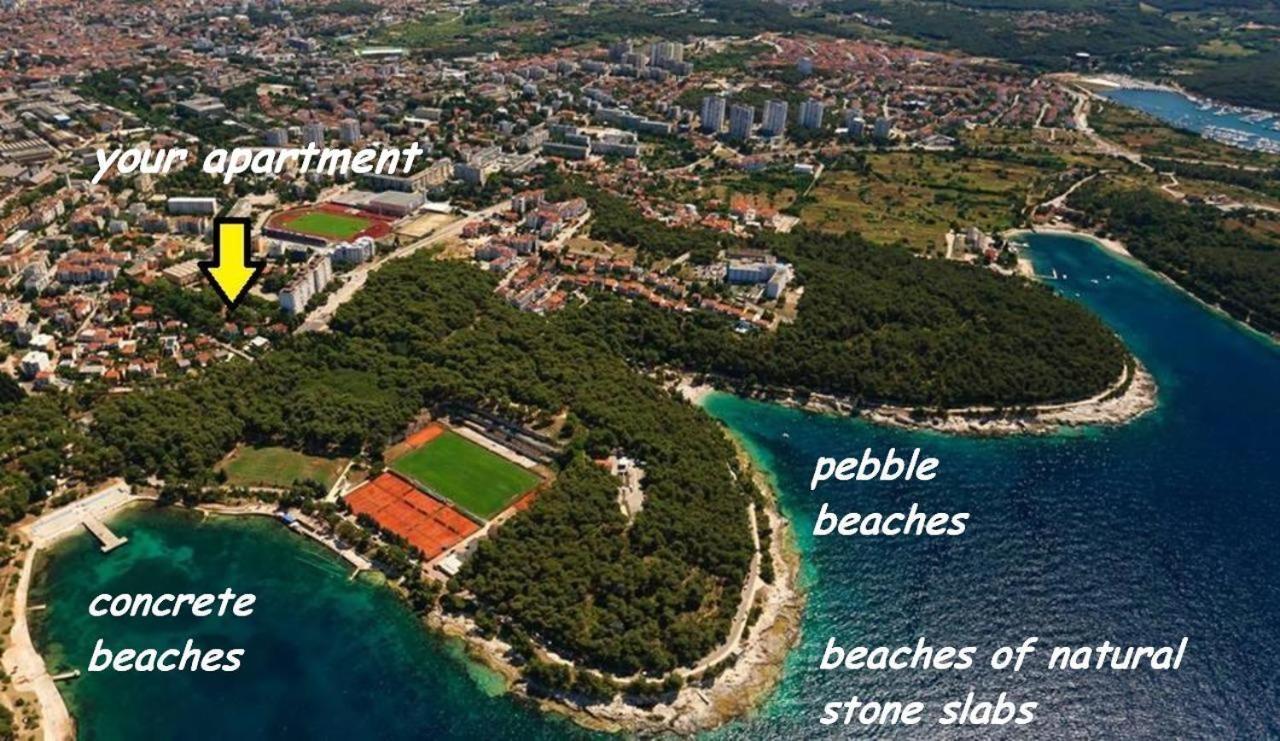 Villa Valkane Pet Friendly 150M From The Stunning Valkane Beach, City Indoor Pools-Fitness And City Mall Pula Buitenkant foto